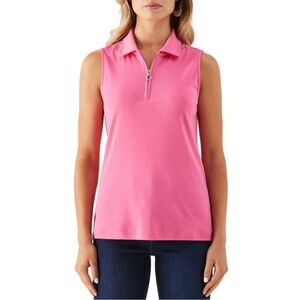 NWT Rafaella Ladies Sleeveless Polo Size Small